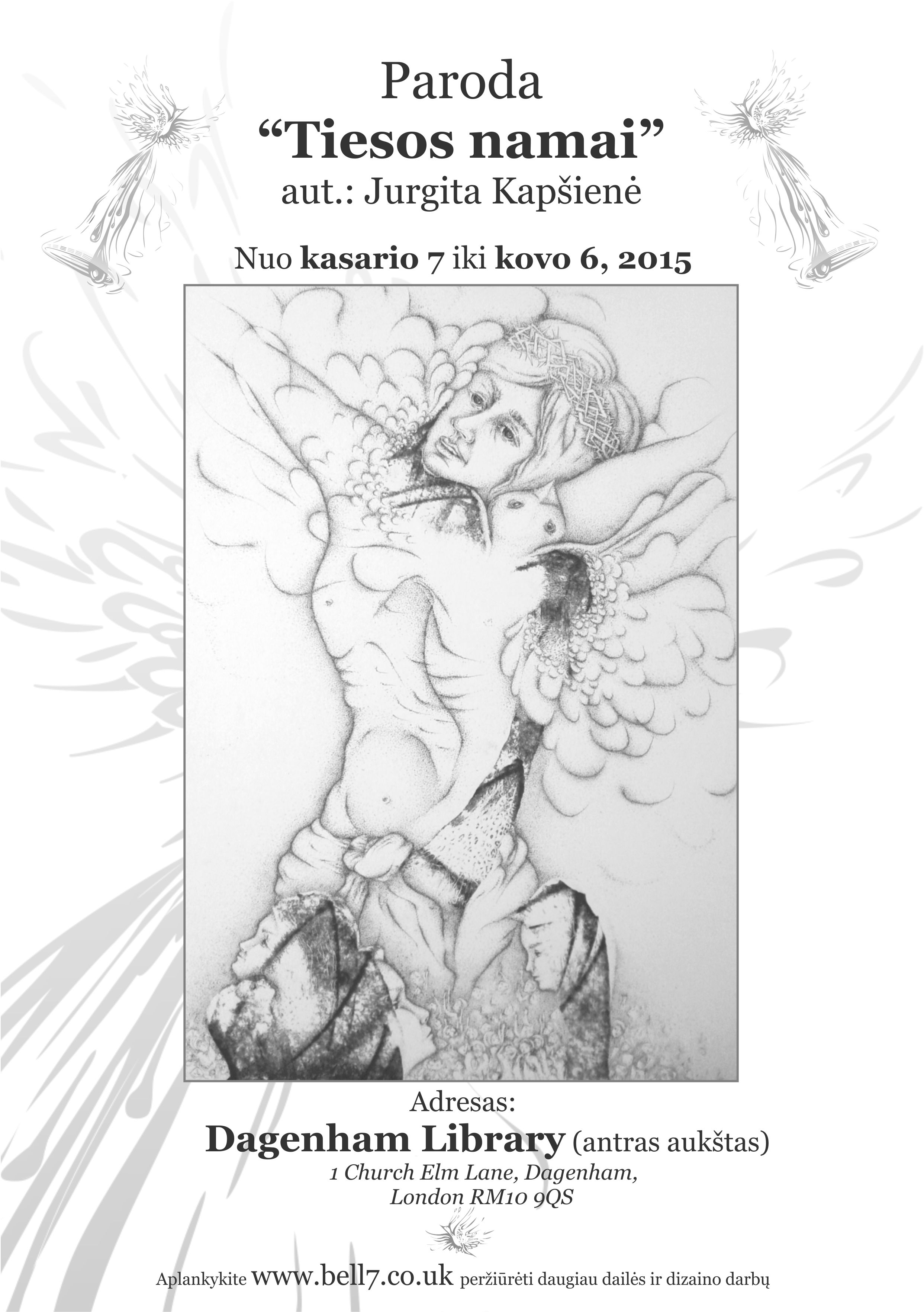 Dagenhame - lietuvės grafikos ir poezijos paroda